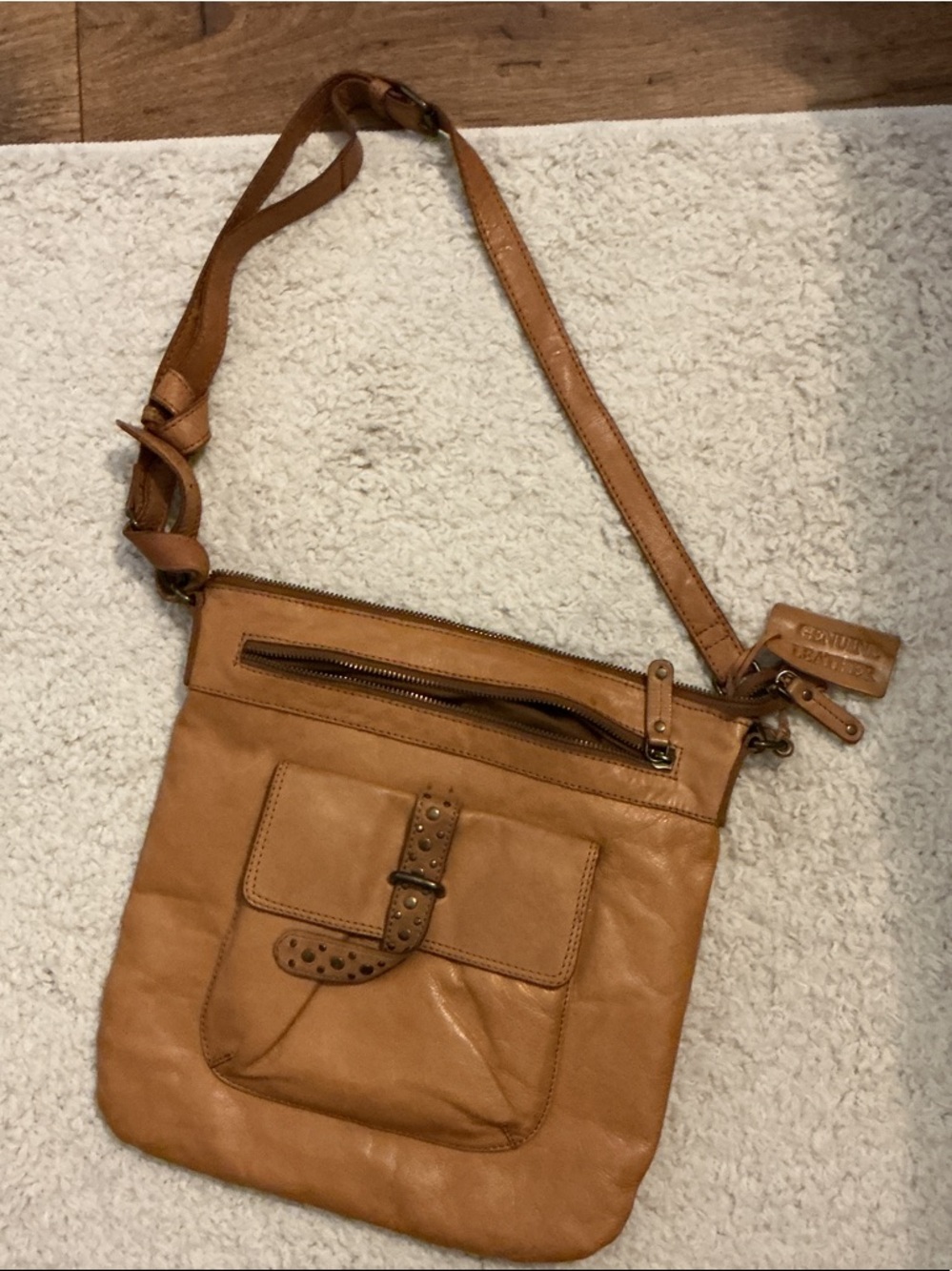 Tan Crossbody Bag - Classic Women's Shoulder Bag